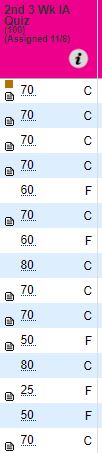 gradebook 1