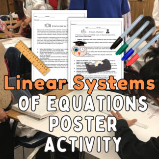 System of Linear Equations Activity Using Real World Problems