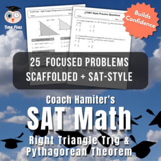SAT Math – Right Triangle Trigonometry & Pythagorean Theorem
