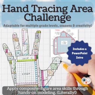 Area of Composite Figures Activity | Hand Tracing Area Project