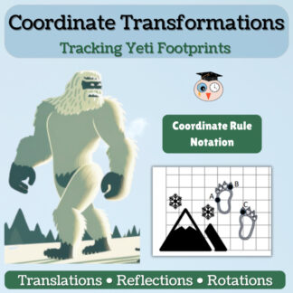 Coordinate Transformations Activity: Yeti Footprints