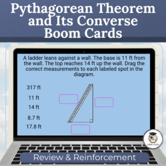 Pythagorean Theorem and Its Converse Review | Boom Cards