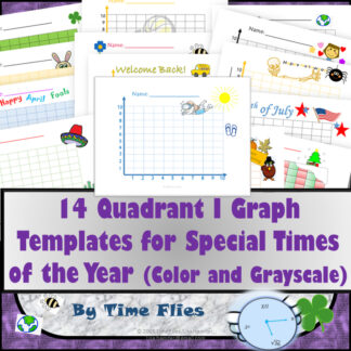 Quadrant 1 Graphs For Special Times of the Year
