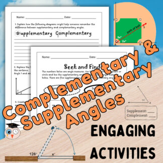 Complementary and Supplementary Angles Activity