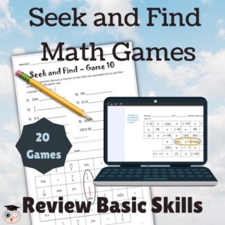 Math Skills Gap Review Games | Algebra Readiness, Intervention & Early Finishers