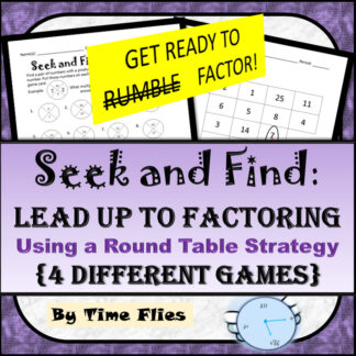 Factoring Foundations | Multiplying & Adding Pairs Math Game for Algebra
