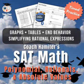 SAT Math Test Prep: Polynomials Rationals and Absolute Values | Timed Practice