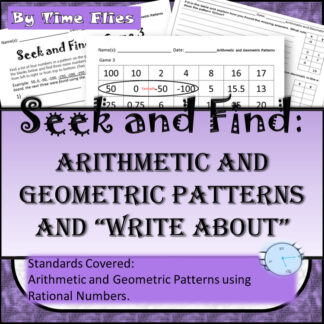 Arithmetic and Geometric Pattern Activity