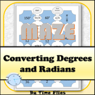 Converting Radians and Degrees Maze