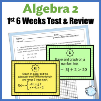 Algebra 2 Test