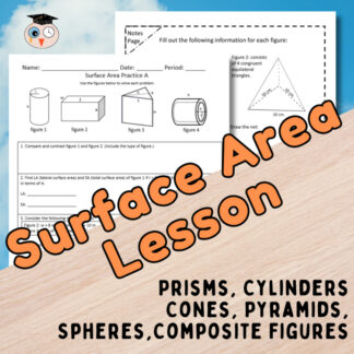 Surface Area of Prisms Cylinders Pyramids Cones and Spheres