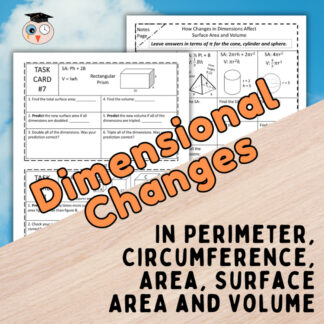 Dimensional Change and How it Affects Area Perimeter Volume and Surface Area