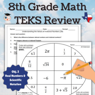 8th Grade Math TEKS Review – Real Numbers & Scientific Notation