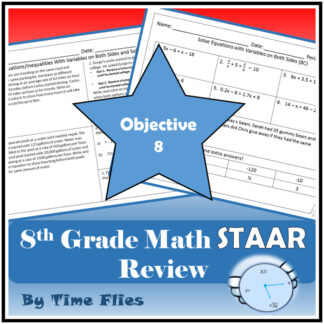 8th Grade Math STAAR Review | Mix of Equations and Geometric Concepts