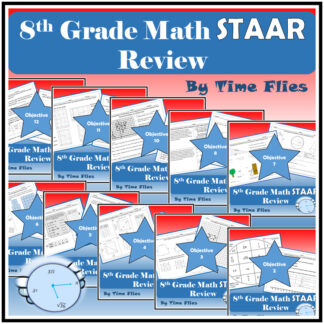 8th Grade Math STAAR Review Bundle