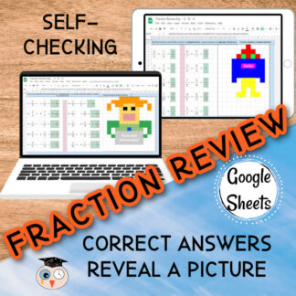 Digital Fraction Practice | Adding Subtracting Multiplying and Dividing