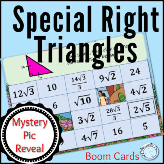 Special Right Triangle Mystery Pic Boom Cards
