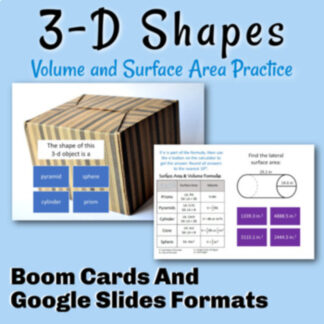 Finding Surface Area and Volume