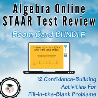 Algebra 1 EOC STAAR | Using Boom Cards to Practice Free Response Questions